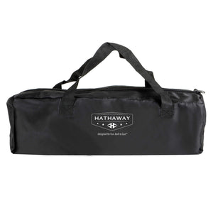 Hathaway Ring Toss Game Set - nylon carry bag with twin handles and full-length zip