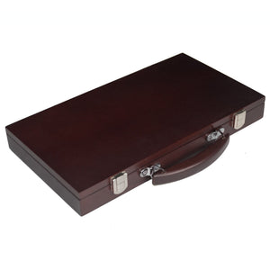 Hathaway Pro Series Shuffleboard Pucks - case closed, three-quarter view showing the handle