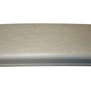 Blue Wave Trinity Above Ground Pool - close-up of the 7-in top rail and its embossed pattern