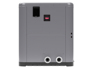 Raypak WeatherKing 6560 pool heat pump — powder-coated steel cabinet, front view