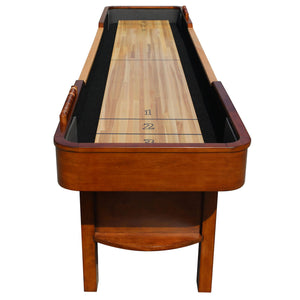 Blue Wave Merlot Shuffleboard Table Game Room Table — shown from the opposite side