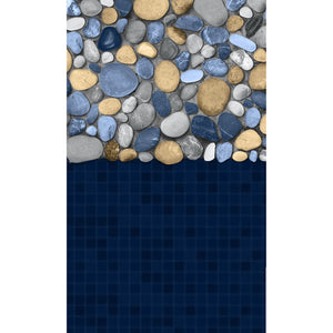 Blue Wave Canyon Heavy Gauge Overlap Liner - 48/54-in Pool Liner