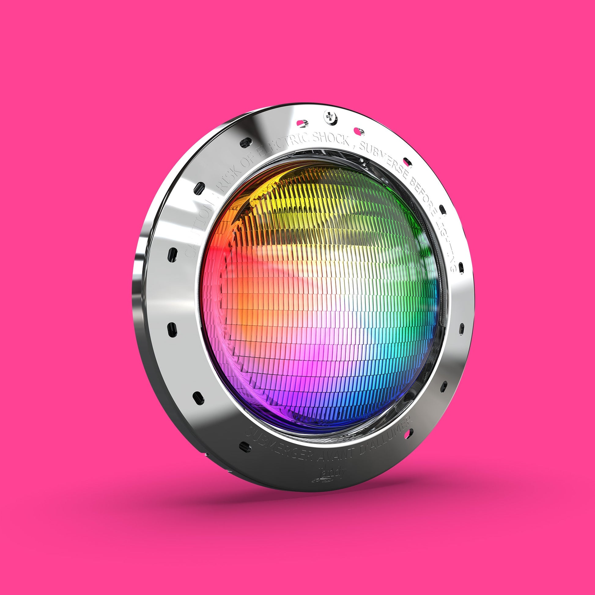 Jandy Infinite WaterColors Niched LED Light — mounting/connection detail