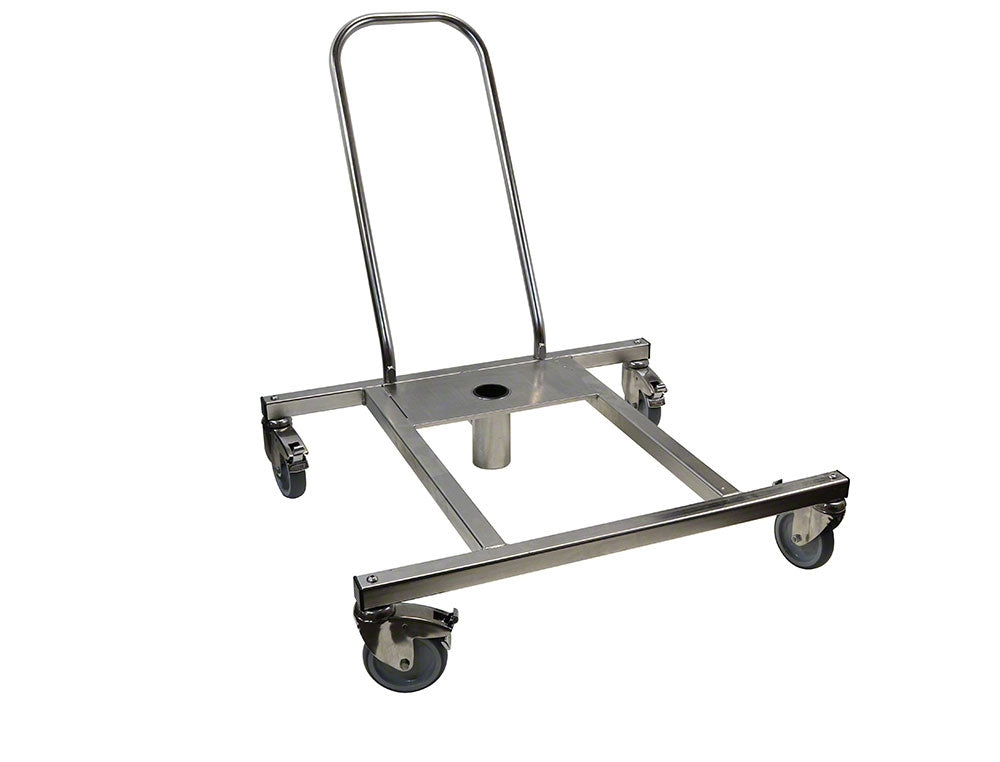 Spectrum Aquatics pool lift transport cart — cart side view