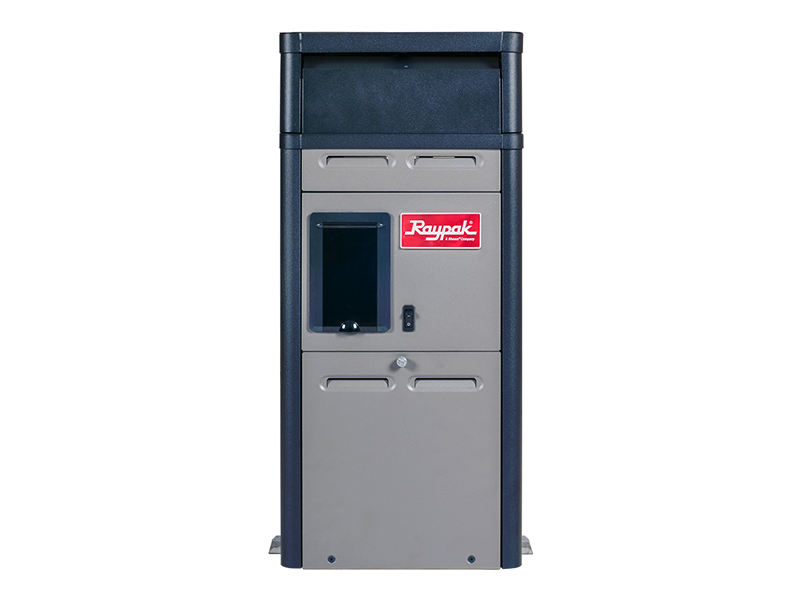 Raypak Above Ground Pool Heater 156A — angle view
