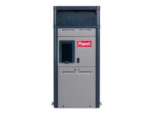 Raypak 156A above ground gas pool and spa heater, front view