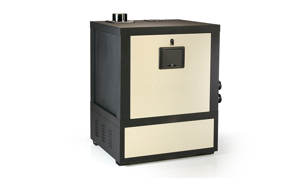 Pentair ETi 400 High Efficiency Gas Heater — angle view