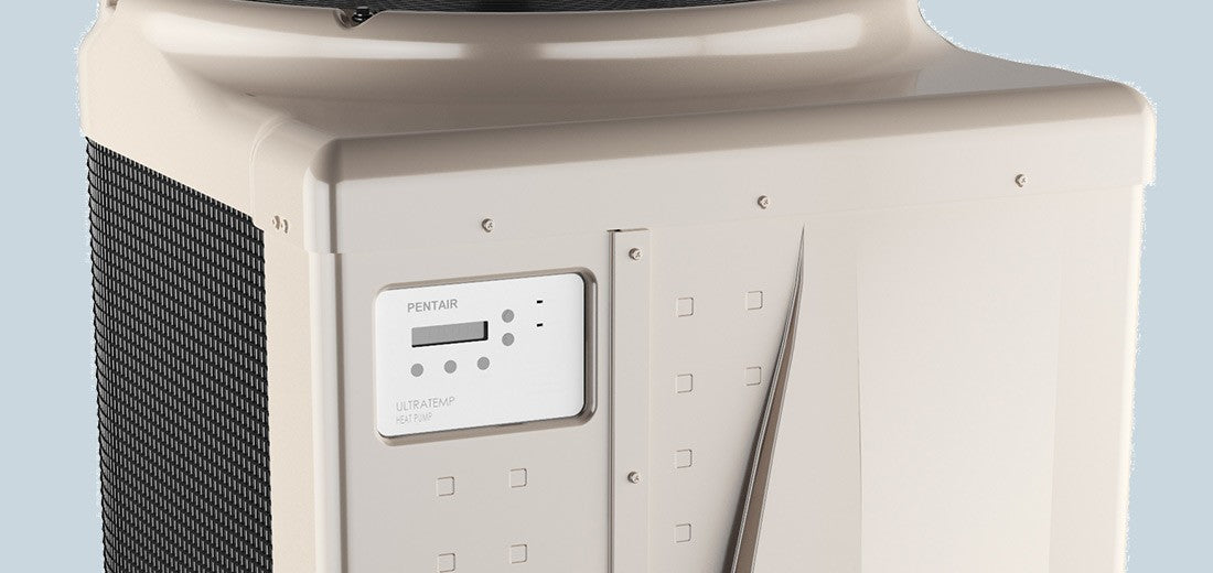 Pentair UltraTemp High Performance Heat Pump — mounting/connection detail