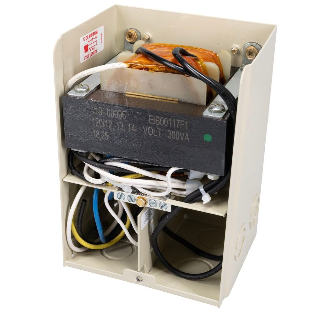 Intermatic PX300 transformer, cover open showing output taps