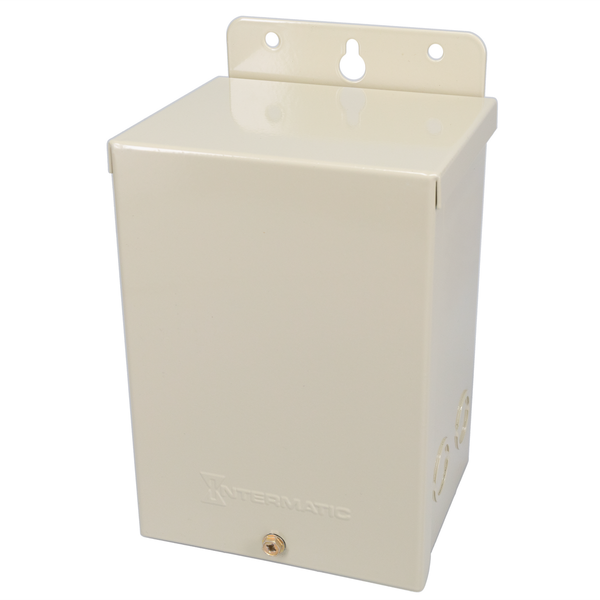 Intermatic PX300 300W pool and spa safety transformer, beige steel enclosure, front view