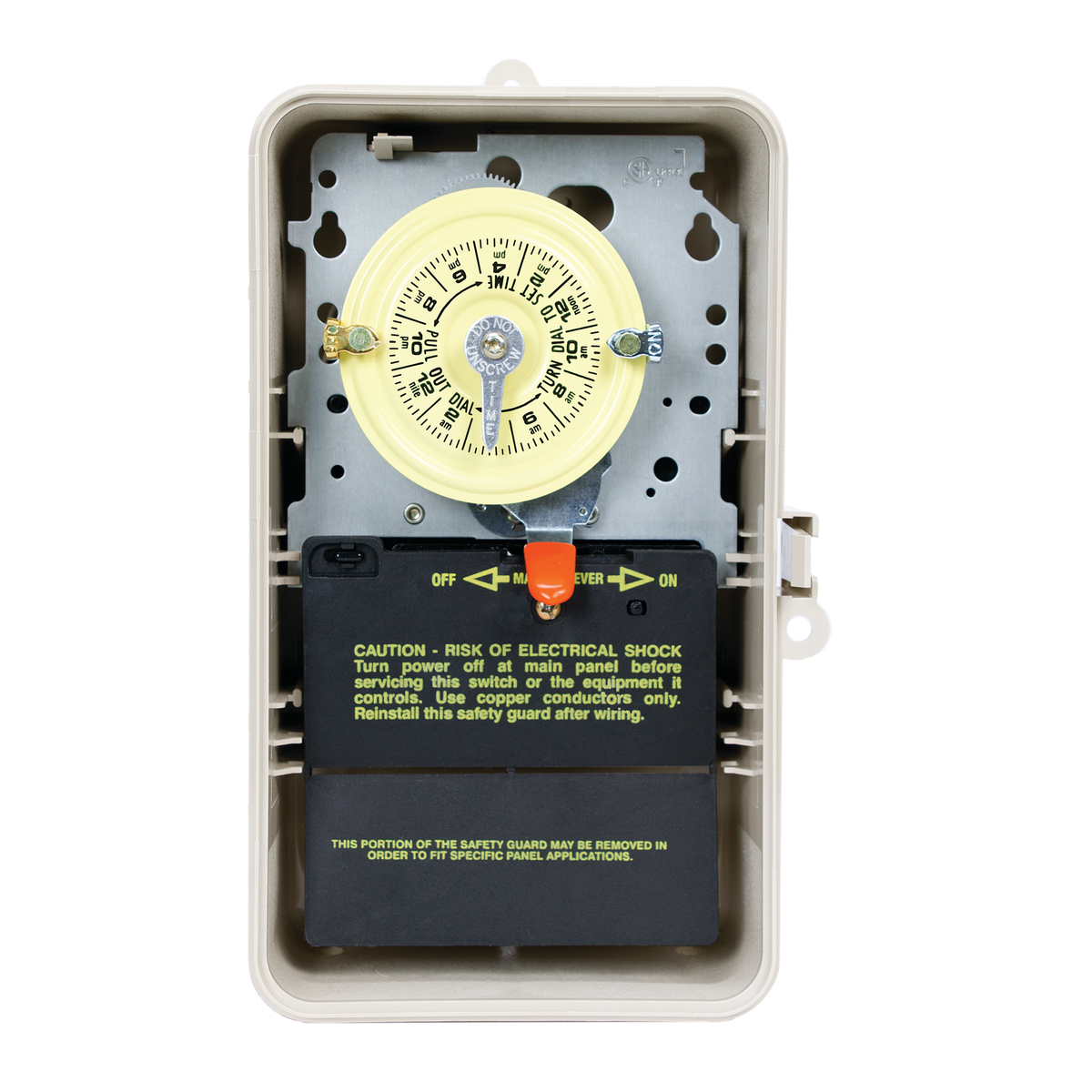 Intermatic T104P3 outdoor plastic enclosure, closed