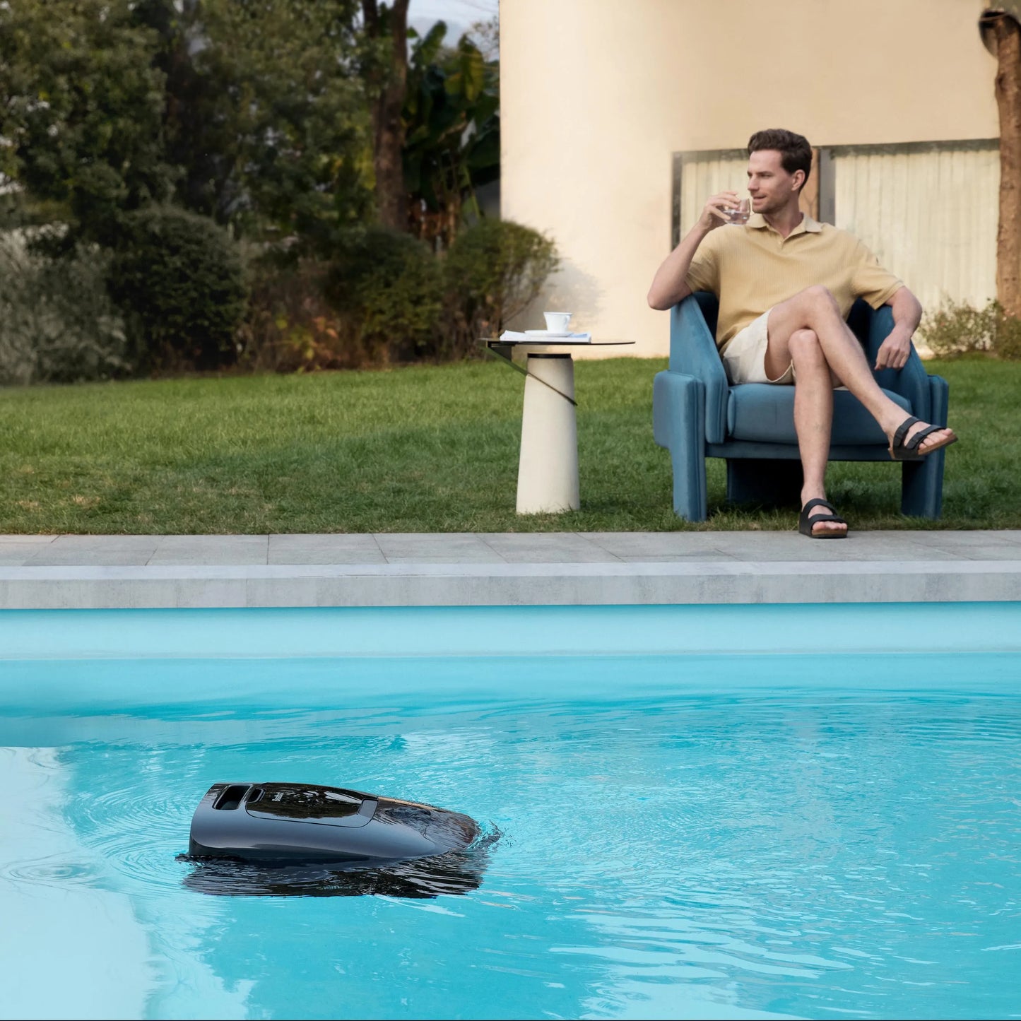 BeatBot AquaSense 2 Ultra Robotic Pool Cleaner — mounting/connection detail