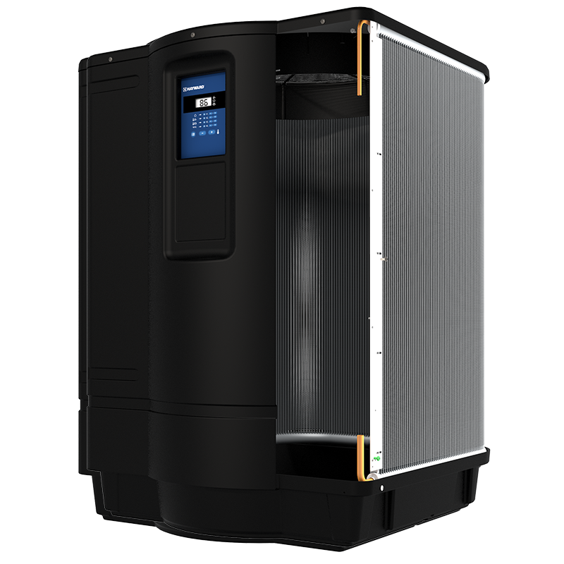 Hayward HeatPro MCHX W3HP21105T / W3HP21405T 110K / 140K BTU Pool Heat - alternate angle