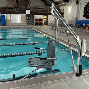 Spectrum Aquatics Motion Trek BP350 ADA pool lift — current ergonomic seat