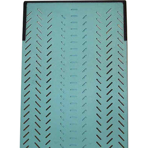 Duraflex Maxiflex Model B 16-MX — tip-end slot pattern close-up