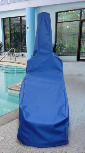 Spectrum Aquatics Traveler pool lift cover — cover on a lift