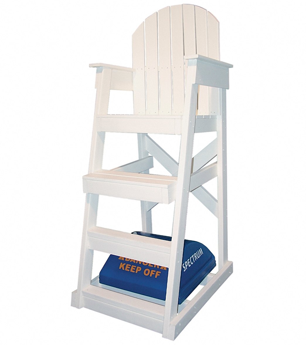 Spectrum Aquatics Mendota lifeguard chair — 60 inch model with optional ballast