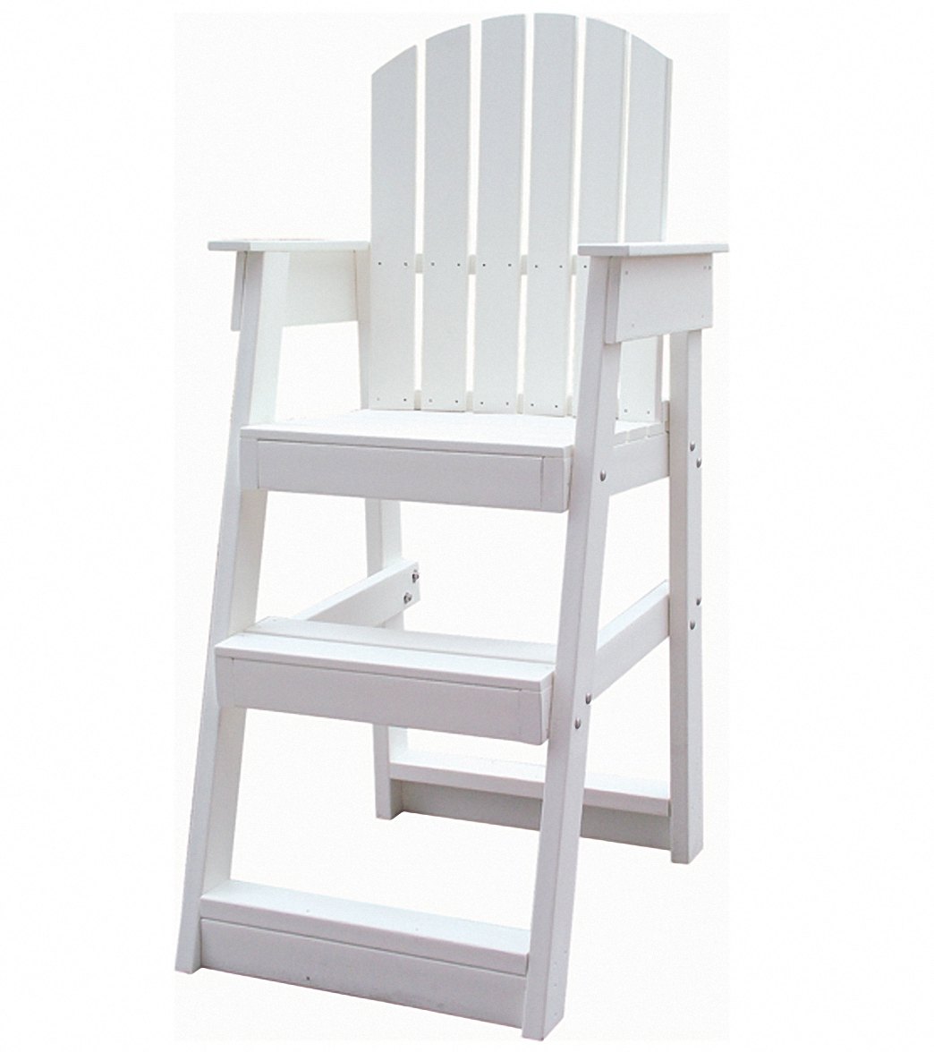Spectrum Aquatics Mendota lifeguard chair — front three-quarter view on white