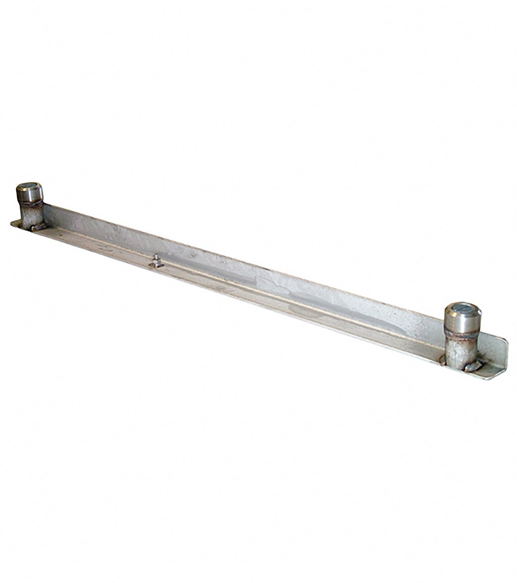 Spectrum Aquatics preset anchor for Gallatin pool lifts — anchor bar with two sockets on white