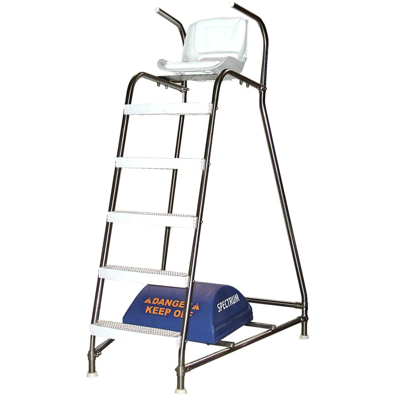 Spectrum Aquatics Marshall 6 ft lifeguard chair — side view