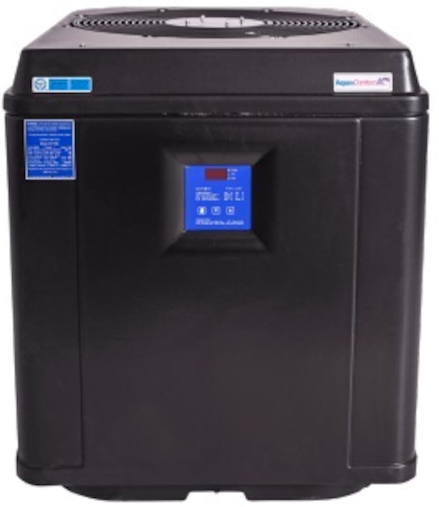 AquaComfort ACT-1250 pool heat pump, 118,000 BTU cabinet shown from the front