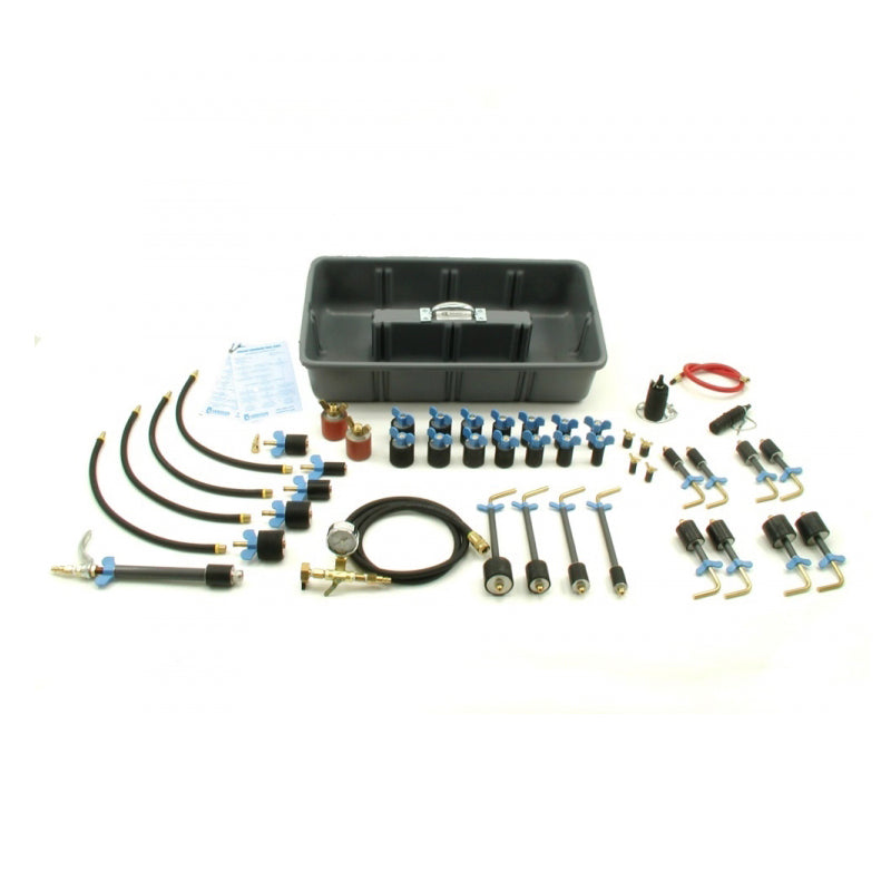 Anderson The Professional 246 48-piece pressure test kit laid out with tote