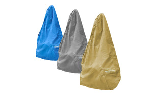 Aqua Creek Revolution-style lift covers — blue, gray and tan