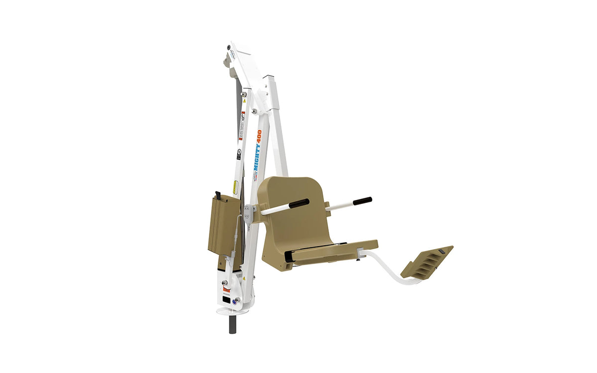 Aqua Creek Mighty 400 pool lift — rotated position