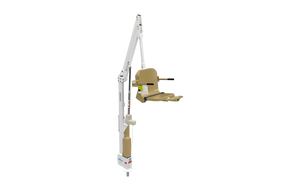Aqua Creek Neptune pool lift — seat and leg rest