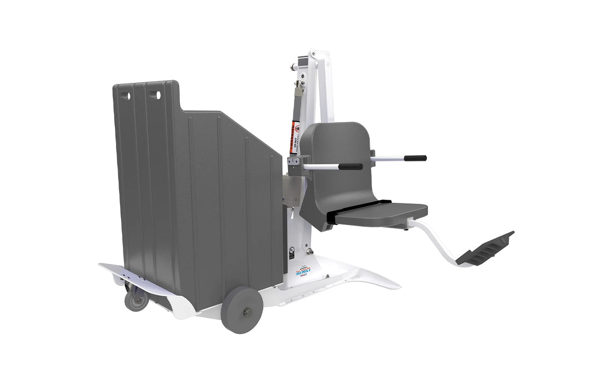 Aqua Creek Portable Pro 2 pool lift — side view