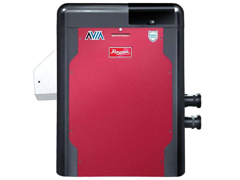 Raypak AVIA Gas Pool Heater — front view