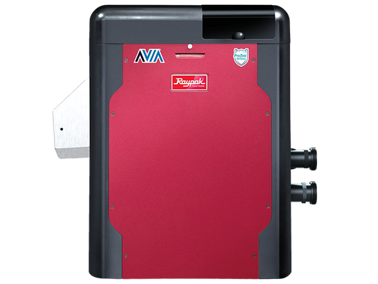 Raypak AVIA Gas Pool Heater — front view