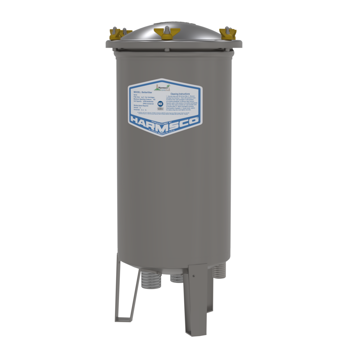 Harmsco BetterFilter BF105SC single cartridge pool filter