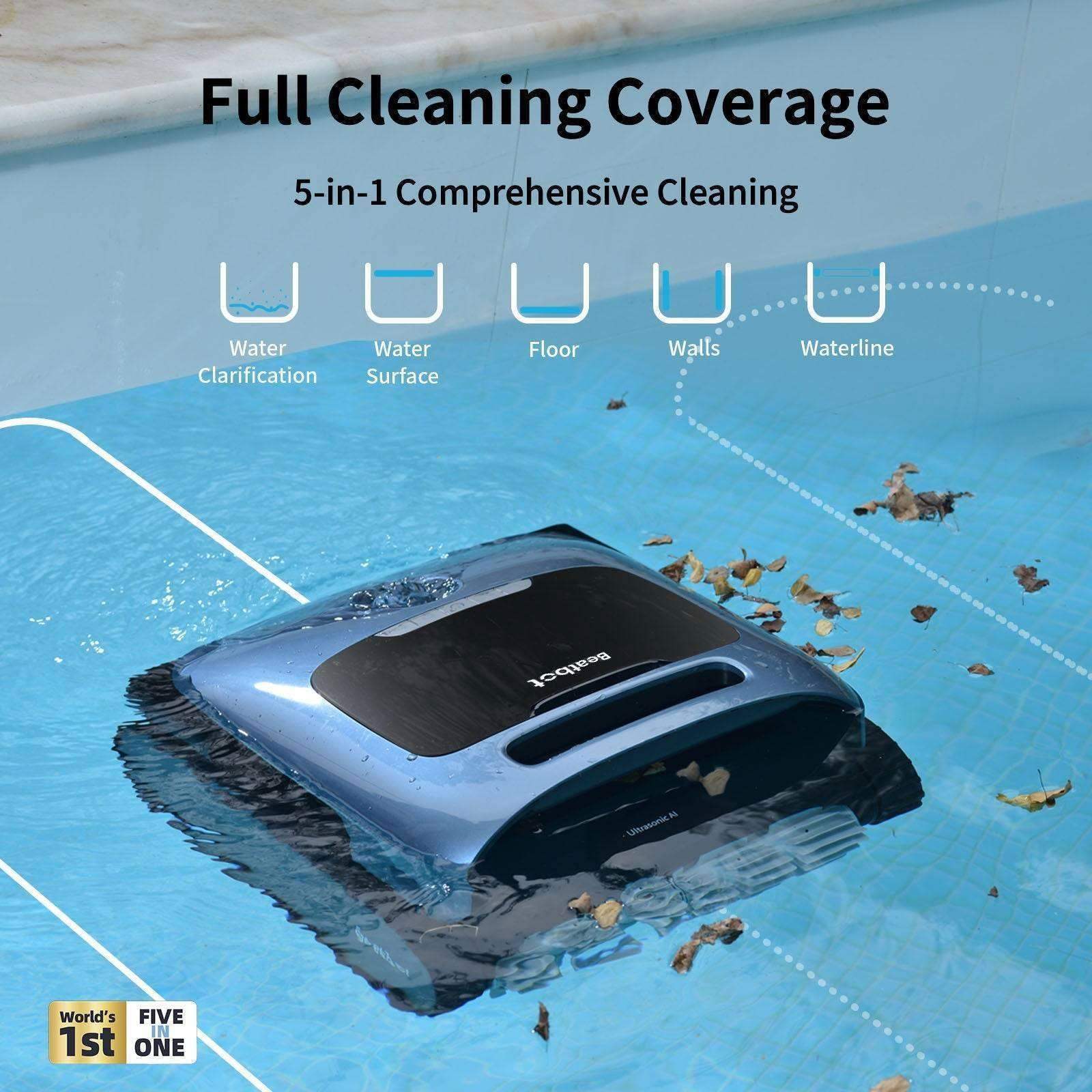 BeatBot AquaSense Pro Robotic Pool Cleaner — detail view