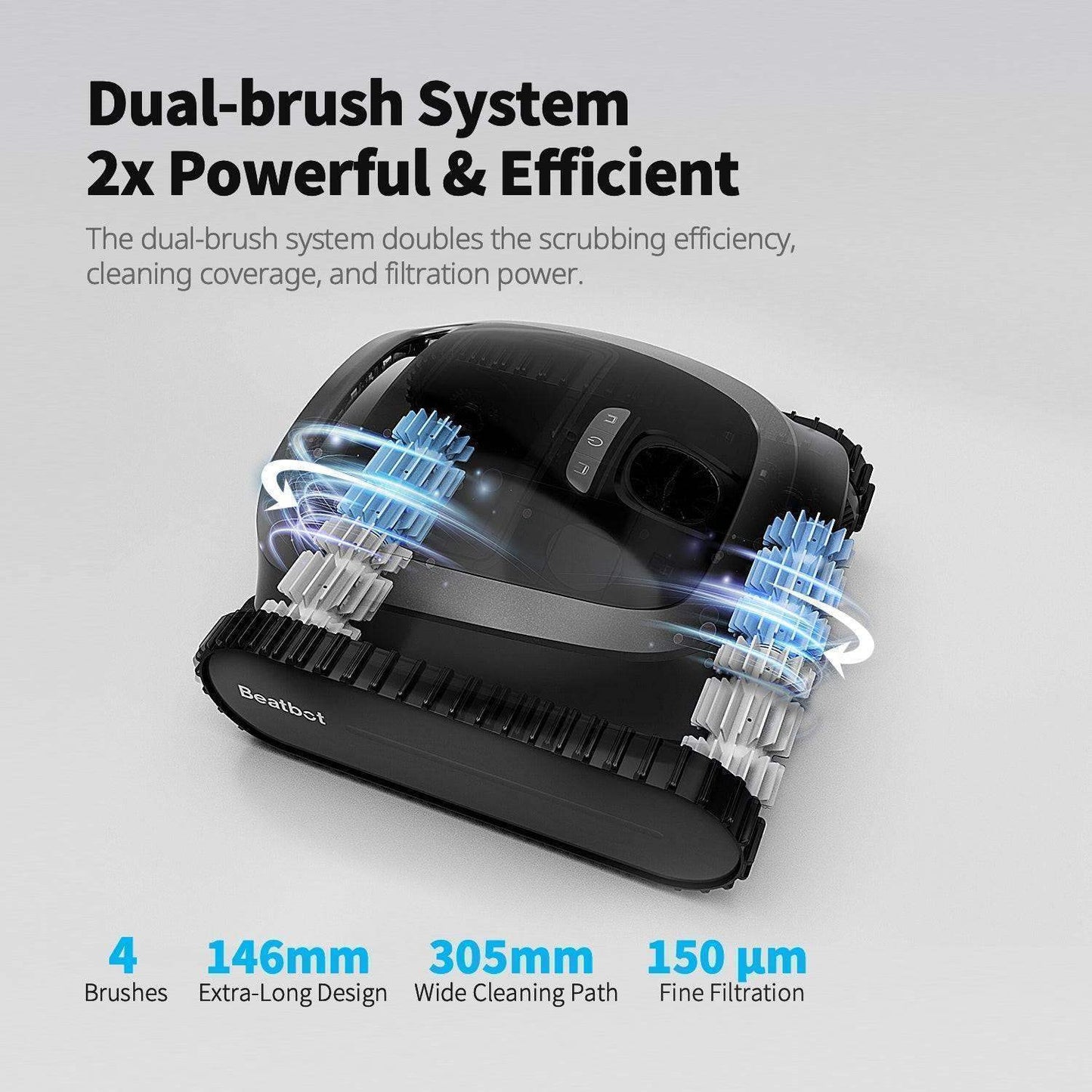 BeatBot AquaSense Cordless Robotic Pool Cleaner — alternate view