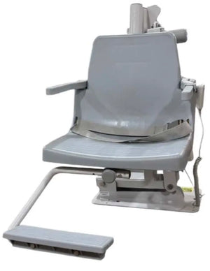 Global Pool Products C-375 commercial pool lift – side angle view