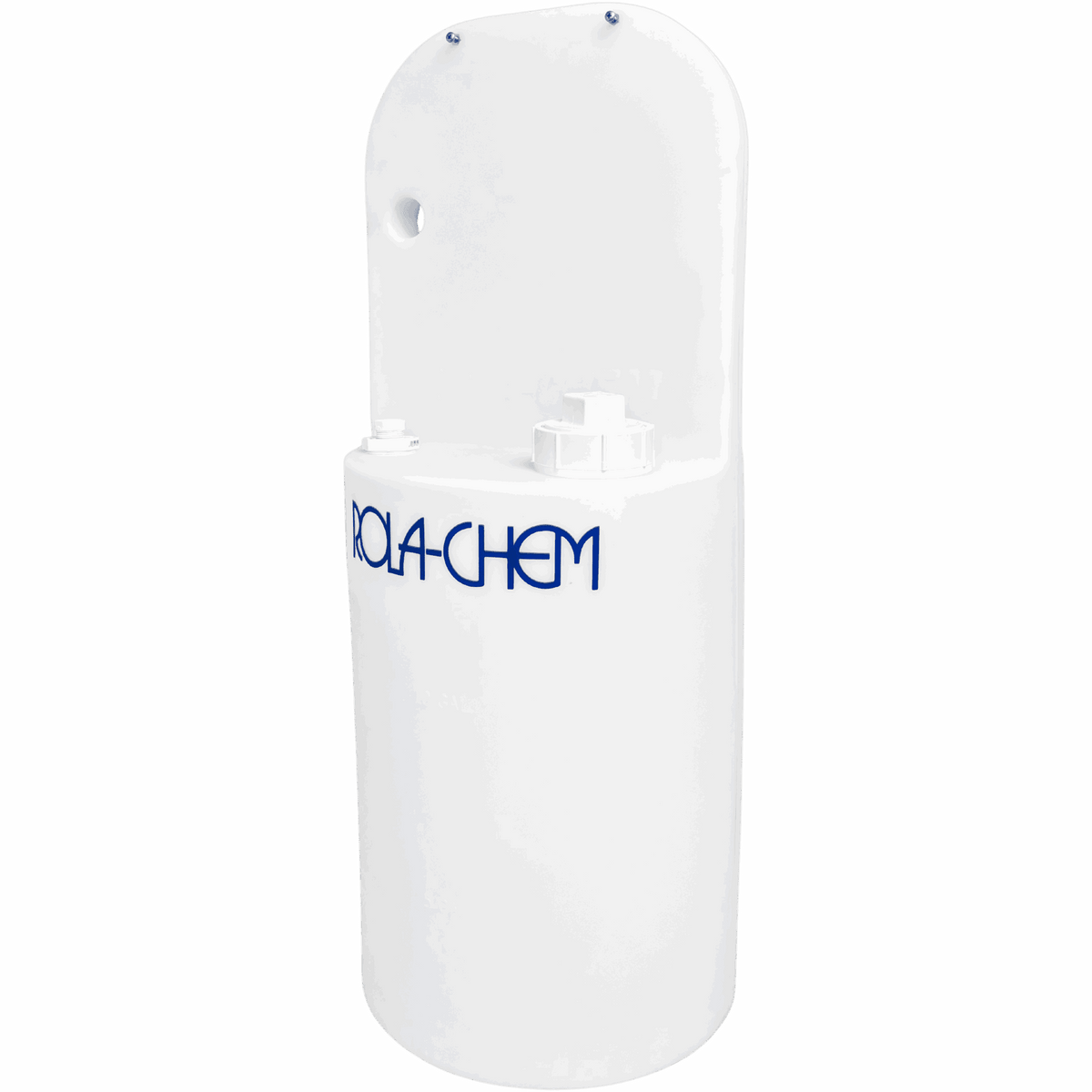 15 Gallon Pump-Mount-Ready Chemical Tank — shown from the opposite side