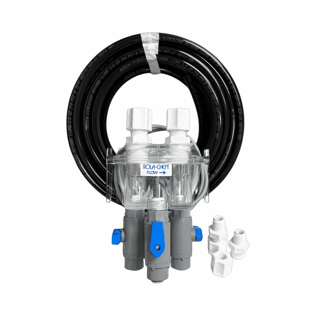 Rola-Chem Globe Flow Cell Kit with Flow Switch and Valves