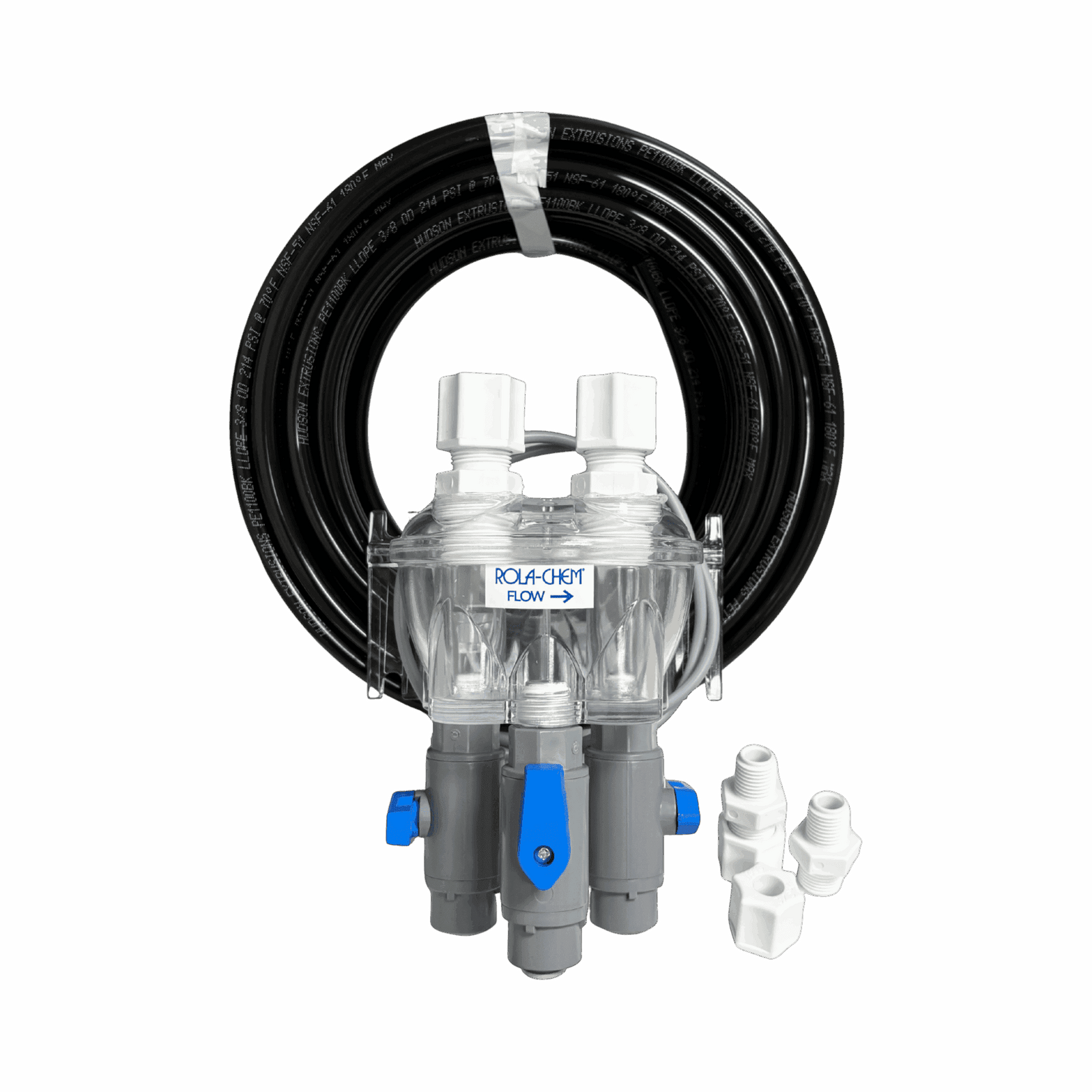 Rola-Chem Globe Flow Cell Kit with Flow Switch and Valves