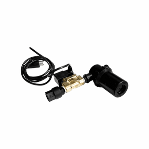 1/2 in 110V Solenoid Valve Kit for Erosion Feeders — shown from the opposite side