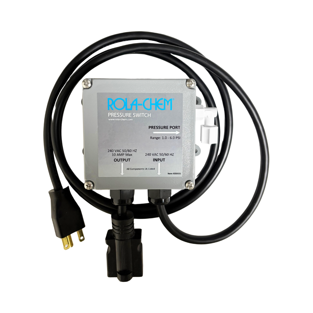 Interlock Pressure Switch Kit 1-6 PSI — the 240V option