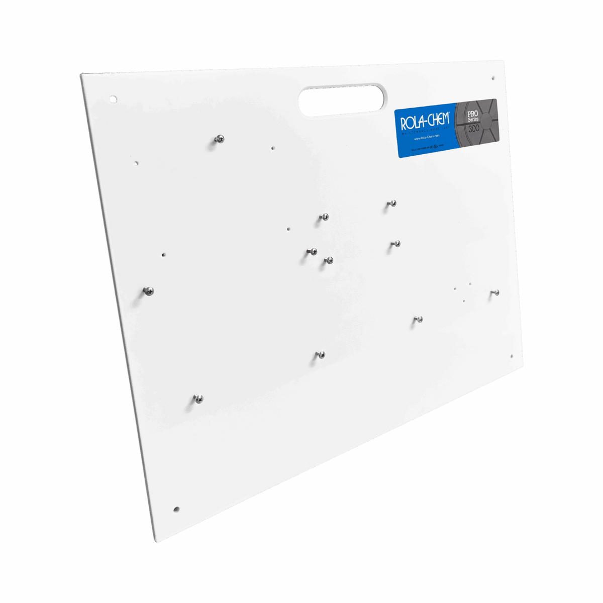 Pre-Drilled Controller Mounting Board — shown from the opposite side
