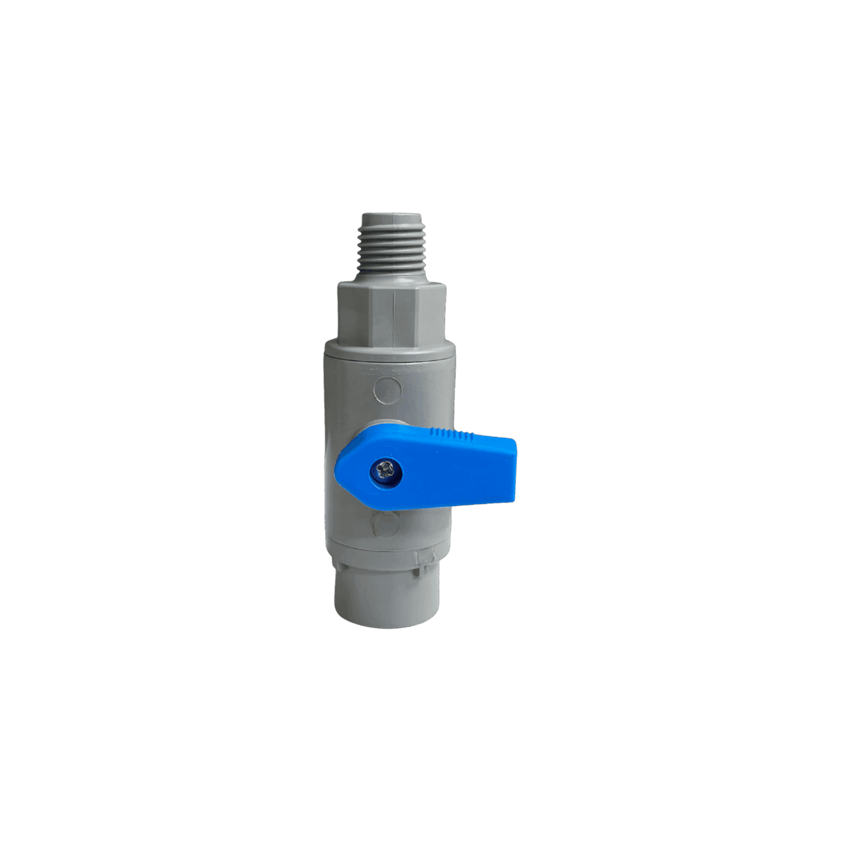 Rola-Chem Globe Flow Cell Valve 1/4 in MNPT x 3/8 in Push-to-Connect