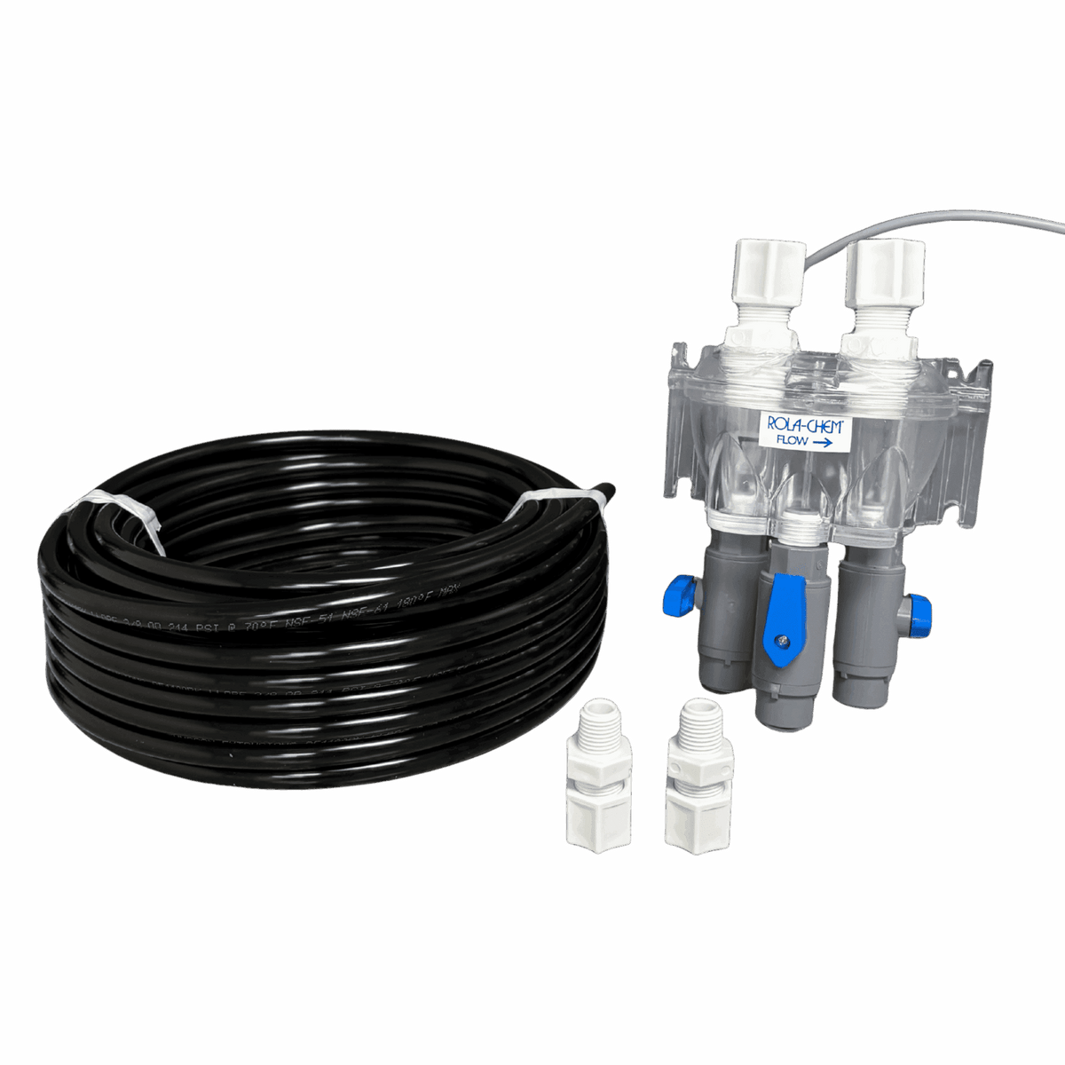 RC554XP Digital pH/ORP Pool Controller — flow cell kit and tubing supplied, probes sold separately