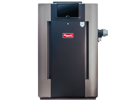 Raypak Digital Gas Heater — Residential — front view