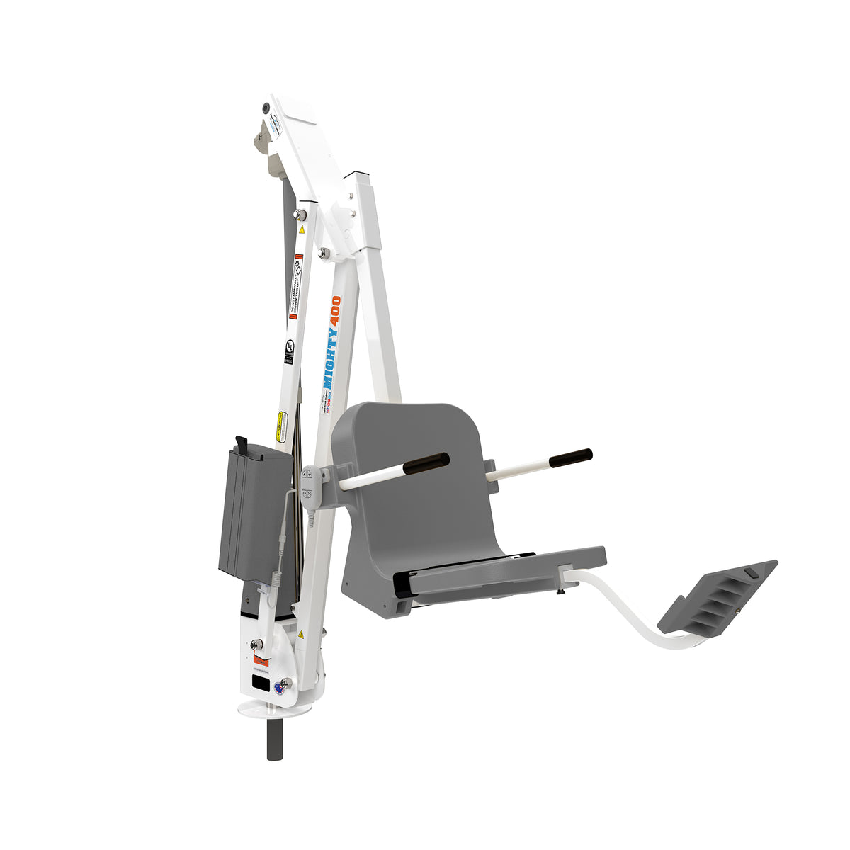 Aqua Creek Mighty 400 pool lift — gray seat option