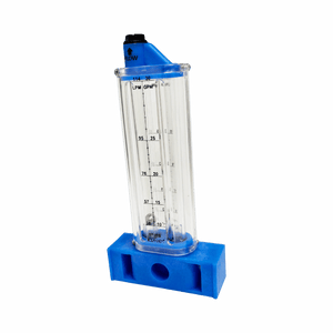 1" PVC Pool Flowmeter — the Vertical Mount option from the opposite side