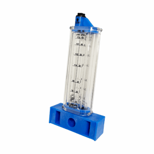 1-1/4" PVC Pool Flowmeter — the Vertical Mount option from the opposite side