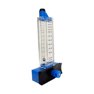 2" PVC Pool Flowmeter — close-up of the graduated scale