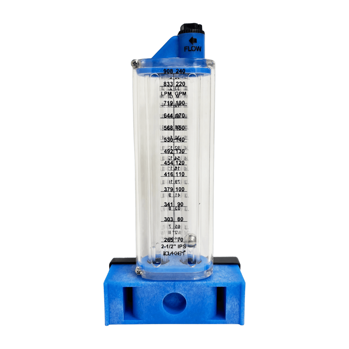 Rola-Chem 2-1/2" PVC Pool Flowmeter